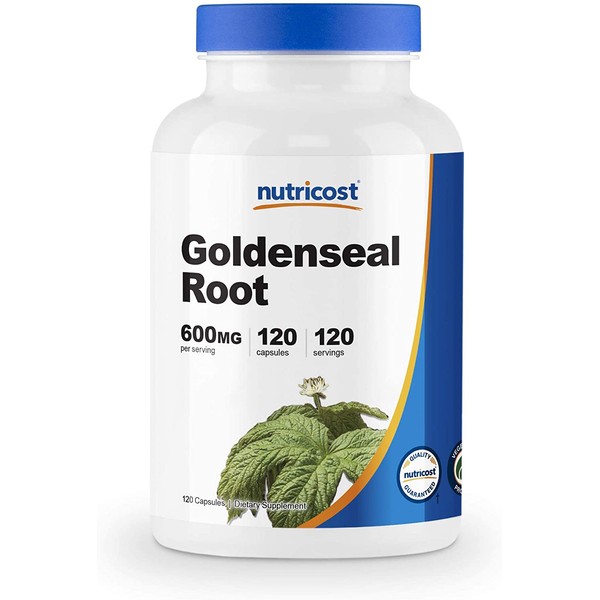 Nutricost Goldenseal Root 600mg, 120 Capsules - Non-GMO, Gluten Free, Vegetarian Capsules