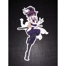 Yuzuriha Hell's Paradise Glossy Sticker Anime Waterproof!
