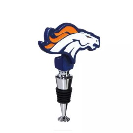 Team Sports America DENVER BRONCOS MASCOT LOGO WINE BOTTLE STOPPER TEAM SPORTS AMERICA