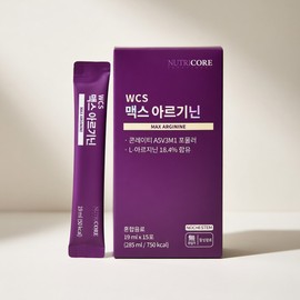 Nutricore WCS Max Arginine 19ml 15 packs 1 / 뉴트리코어 WCS 맥스 아르기닌 19ml 15포 1개