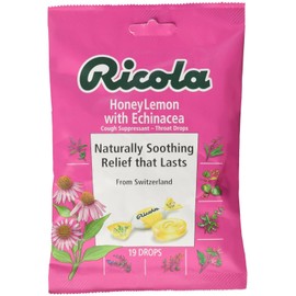 Ricola Cough Drops - Honey Lemon with Echinacea - 19 Ct