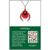 Charley Harper Flying Cardinal Pendant Necklace