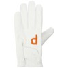 PUMA Men's Golf P Glove (Left Hand), bright white/licky orange