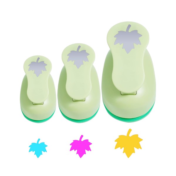 UCEC Leaf Paper Punch Set, Leaf Paper Hole Punch for