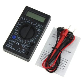Professional DT832 Digital Multimeter Current Ammeter Ohm Tester Multiple Meter Multifunctional Portable LCD DC AC Voltmeter Voltage Meter