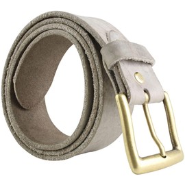 BELTINGER Belt with Antique Brass Belt Buckle Made of Soft Full Cowhide Leather 4 cm Jeans Belt 40 mm Leather Belt Vintage Look, Turquoise, antique brass