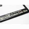 ムーンアイズ(MOONEYES) ナンバープレートフレーム 原付(タテ10cm × ヨコ17cm専用) サイズ要確認 ブラック Custom Cycle Shop＿NF-MG130GCBKMCS-MON