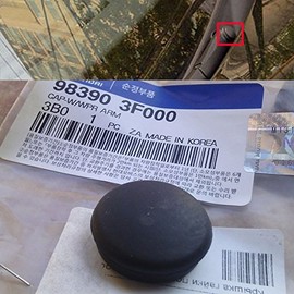 Tapa de tuerca para limpiaparabrisas delantero para Hyundai Kia Santa Fe Accent piezas OEM x 2P