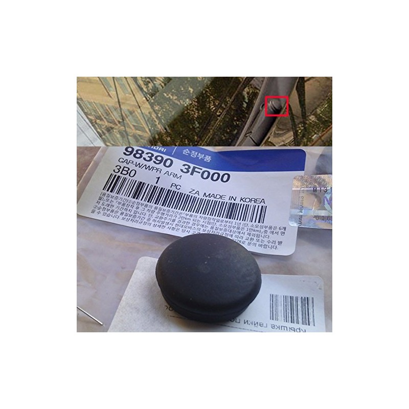 Tapa de tuerca para limpiaparabrisas delantero para Hyundai Kia Santa