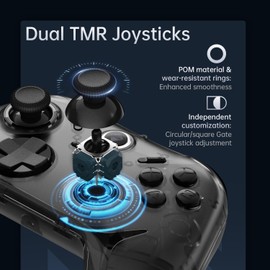 Machenike G1Pro PC Controller with TMR Joystick, 1000Hz Wireless Gaming Controller for PC, Gyroscope, Multi-Platform for Windows/Android/iOS/Switch2