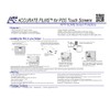 Accurate Films Anti-Glare 15" POS Touch Screen Protector For HiSense/HiStone