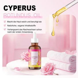 Cyperus Rotundus Hair Removal Oil, olio depilatorio per la cura dopo la depilazione, olio per il corpo con Cyperus Rotundus per aiutare la riduzione della crescita dei peli, olio lenitivo e curativo