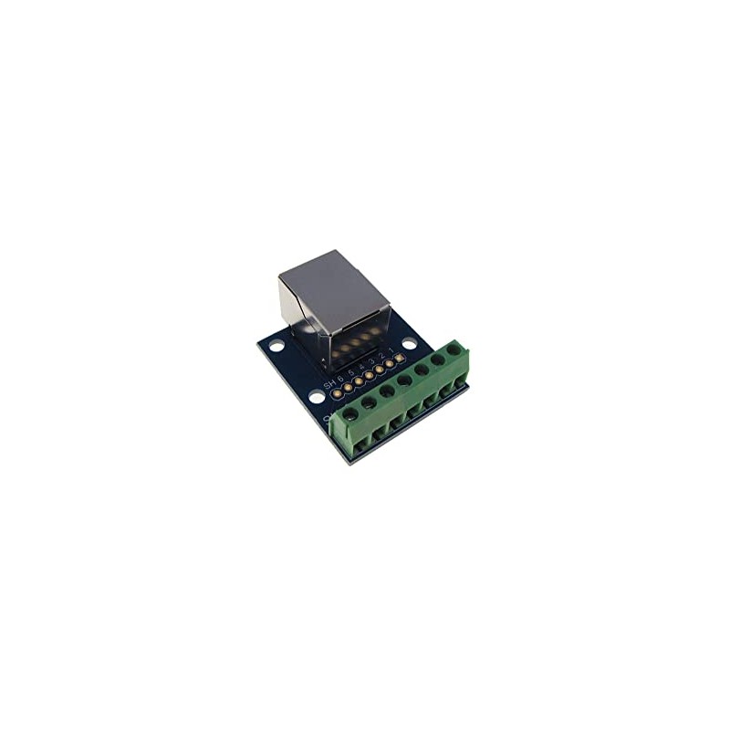 RJ11 6P6C Connector Breakout Board Module RA Screw terminals