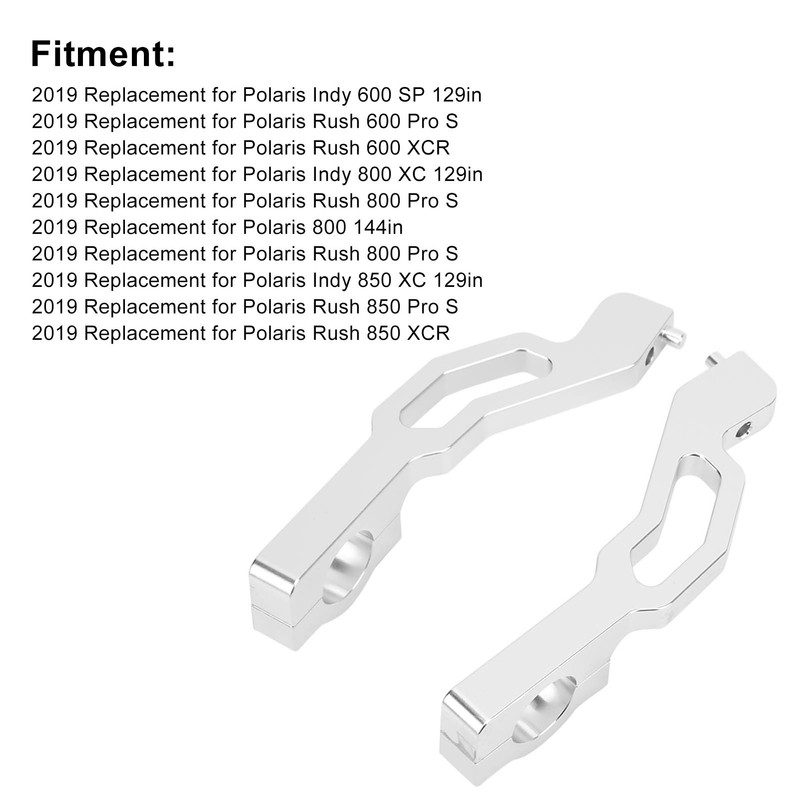 Snowmobile Sentinel Handguard Mount Brackets Kit Aluminum Replacement for Polaris