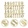 ABOOFAN 4 Set DIY Arabic Clock Numerals Wall Clock Kit