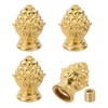 PATIKIL 30 x 20mm Lamp Finials Caps Knob, 4 Set