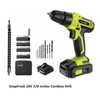 Snapfresh 20V Cordless Drill W/ Battery, Charger, 43 Pc Bit/