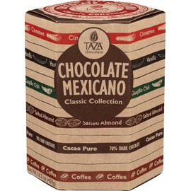 Taza Chocolate Organic Mexicano Disc Stone Ground, Classic Collection Variety Pack, 2.7 Ounce (6 Count)