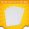 Csyidio 6 Pieces Shrink Paper Sheets, Plastic Printable Sanded Shrink