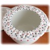 Potty cover for hollow potty (pattern print) [100% cotton] (Star)