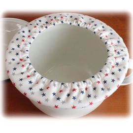 Potty cover for hollow potty (pattern print) [100% cotton] (Star)