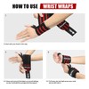 SKDK Wrist Wraps for Weightlifting Men & Women Professional Wrist