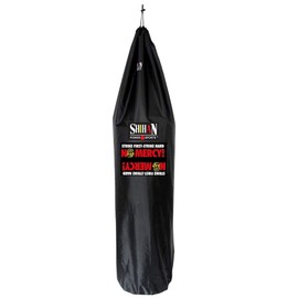 SHIHAN POWER SPORTS Boxing Bag Cover NO MERCY STRIKE HARD In/Outdoor 5-6ft & 24inch Diameter Large Bag punch bag Outdoor Protection for your boxing Bag, Ideal for freestanding boxing bags