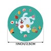 500 PCS Cute Easter Bunny Stickers - Diameter 1.5'' Large,