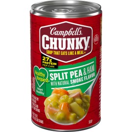 Campbell’s Chunky Healthy Request Soup, Split Pea Soup With Ham, 19 Oz Can
