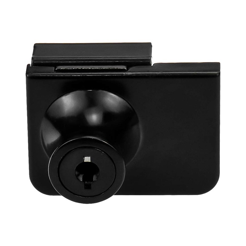 LC LICTOP Zinc Alloy No Drill Glass Door Lock Double