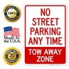 No Street Parking Any Time Tow Away Zone Sign, (SI-65239)