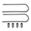 SUPERFASTRACING 44" Chrome Stainless Steel Flexible Universal Heater Hose Kit