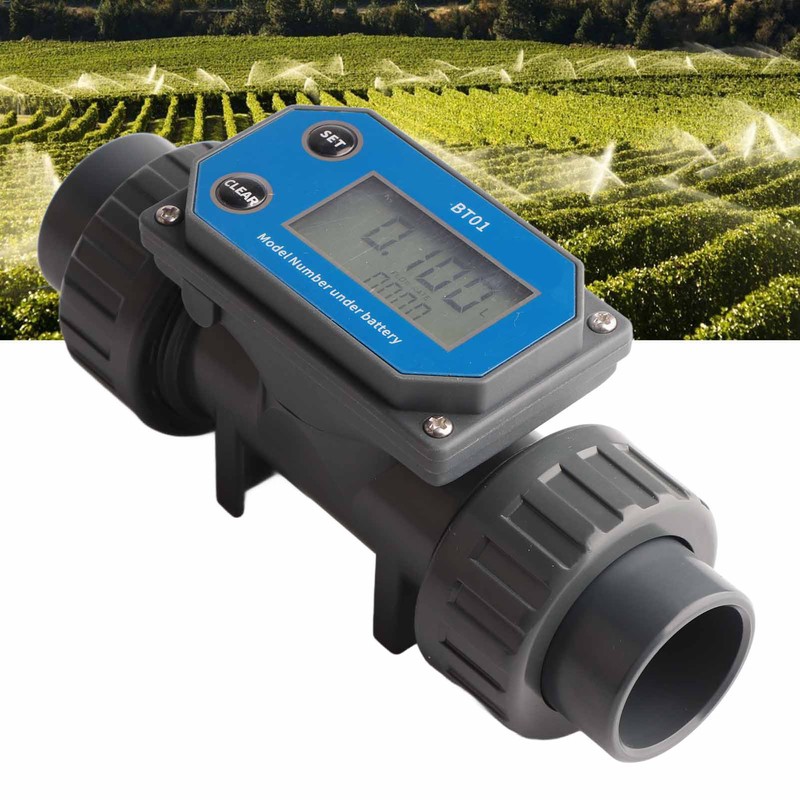 Digital Display Flowmeter High Accuracy Sensitive Response Water Flow Sensor
