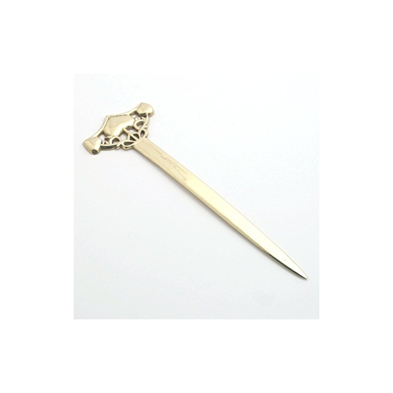 Brass Heart Letter Opener - Set of 6