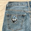 3.5" Wolf Iron On Patch - Embroidered Wolves Be Tactical