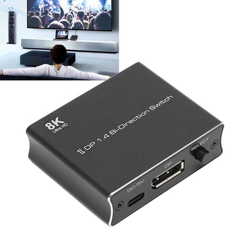 Displayport Switch 8K At 30Hz 4K At 120Hz 1080P At