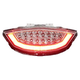 Integrated Sequential LED Tail Lights Clear Lens for 2017-2019, 2021-2023 Honda CBR1000RR