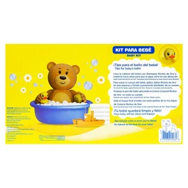 Ricitos de Oro KIT RICITOS DE ORO SHAMPOO+CREAM+COLOGNE+BABY SOAP BAR WITH CHAMOMILE.