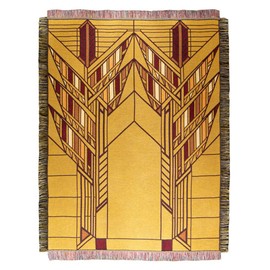 Uni-Art Frank Lloyd Wright Dana Sumac Tapestry Throw
