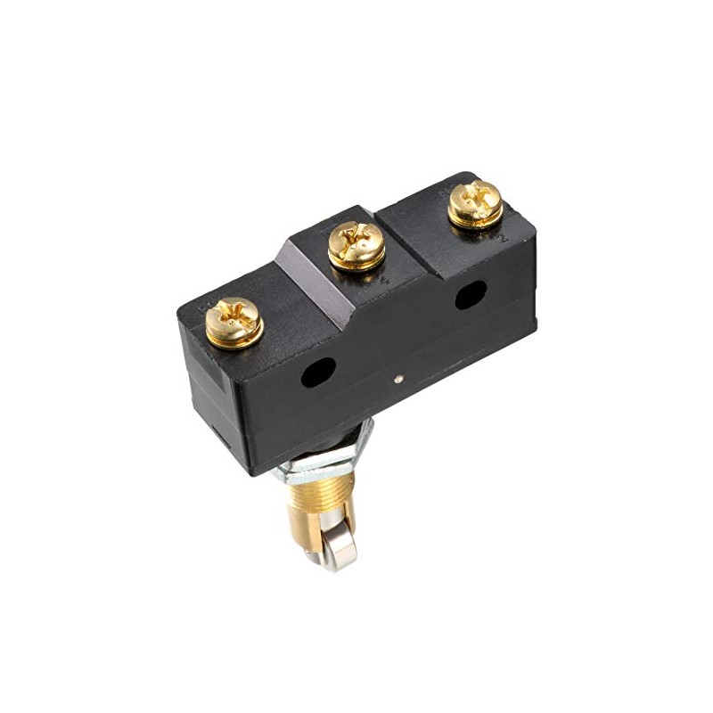 sourcing map Z-15GQ21-B 1NO + 1NC Panel Mount Roller Plunger