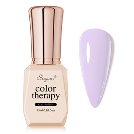 SHOYUM Gel Nail Polish,Taro Milky Purple Color Spring Summer Soak Off UV LED Nail Gel Polish Nail Art Starter Manicure Salon DIY at Home