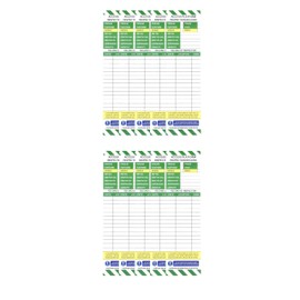 LIVELIFEBETTER® Access Platform Inspection Inserts - Set of 10 for Podiums, Towers, Platforms & Steps - Mobile/Static, Indoor/Outdoor Use