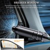 SDFNBRA Reusable Car Emergency Window Breaker with Seatbelt Cutter, Car