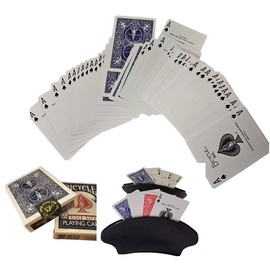 Bicycle 1 Deck One Way 52 ACE SPADES Blue Force Playing Same +4 Gaff Magic Cards