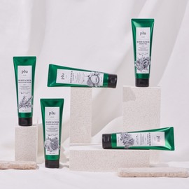 Plu original body/facial scrub set + foot cream &amp; callus razor, 200g rosemary herb, 200g rosemary herb, 100g peeling gel peach, 100g peeling gel peach, foot cream + callus shaver, foot cream + callus razor / 플루 오리지널 바디/페이셜 스크럽 세트 + 풋크림&각질면도기 증정, 로즈마리허브 200g로즈마리허브 200g_필링젤피치 100g필링젤피치 100g_풋크림+발각질 면도기풋크림+발각질 면도기