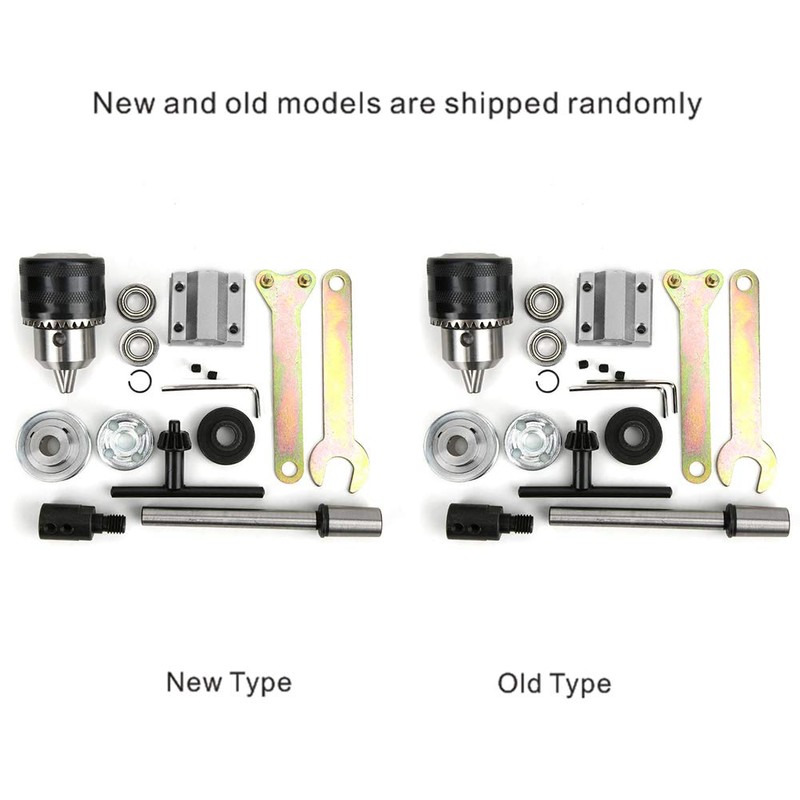 Fafeicy Table Drill Unpowered Spindle Assembly Kit B16 Drill Chuck+