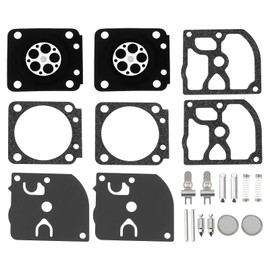 VGOL 2 Set Carburetor Carb Repair Rebuild Kit Compatible with ZAMA RB-129 C1M-W26 C1M-W26A C1M-W26B C1M-W26C C1M-W47 Compatible with Poulan Pro