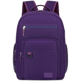 ecodudo Lightweight Water Resistent Teen Girls Middle School Backpacks for High School Girls Bookbag Women Big Student Backpack (Purple)