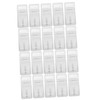 Ciieeo 10sets Transparent Hasp Locks Easy to Install Clear Latch