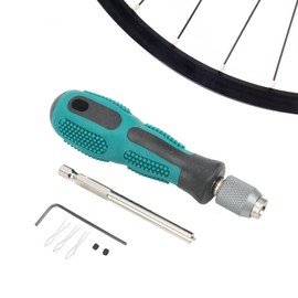 HERCHR Bicycle Spoke Nipple Screwdriver Bike Nipple Driver Tool Wheel Spoke Nipple Connection Tool for MTB, Road Mountain Bicycle